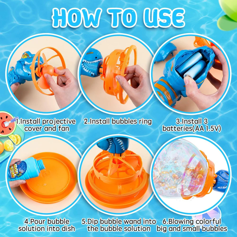 DinoPop™ | Dino Soap Bubbles