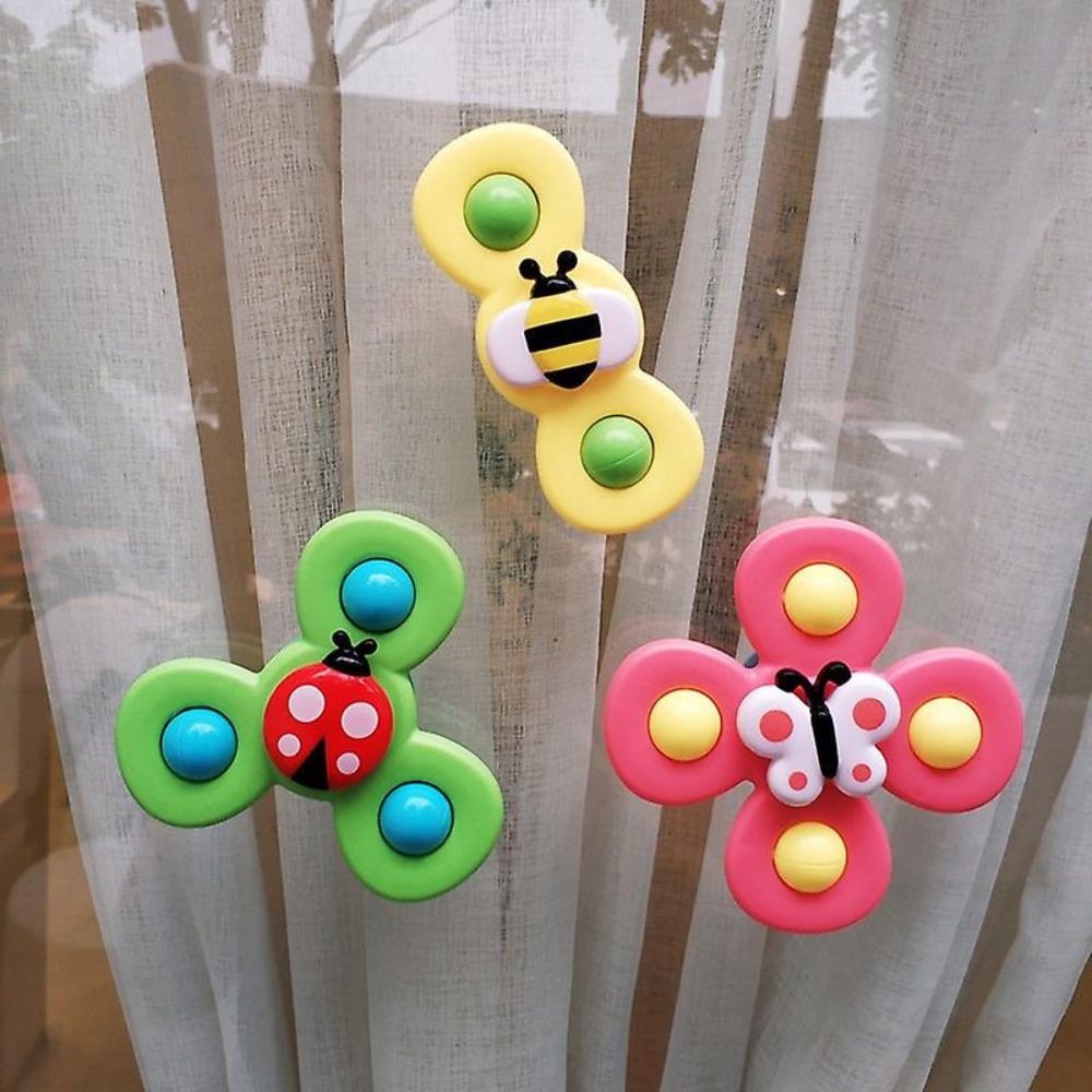 Colorful Insects Spinner Toys (Set of 3)