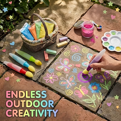 ArtPath™ | Sidewalk Chalk Paint Brush Set