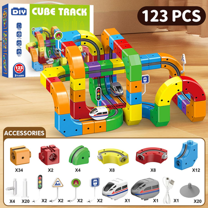 BlockRail™ | Magic Cube Train Track