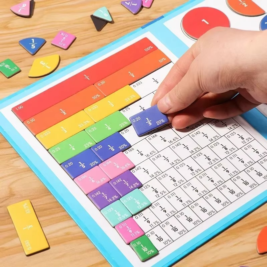 LittleLogic™ | Montessori Fraction Puzzle