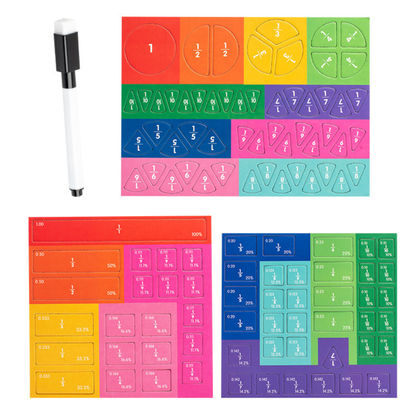 LittleLogic™ | Montessori Fraction Puzzle