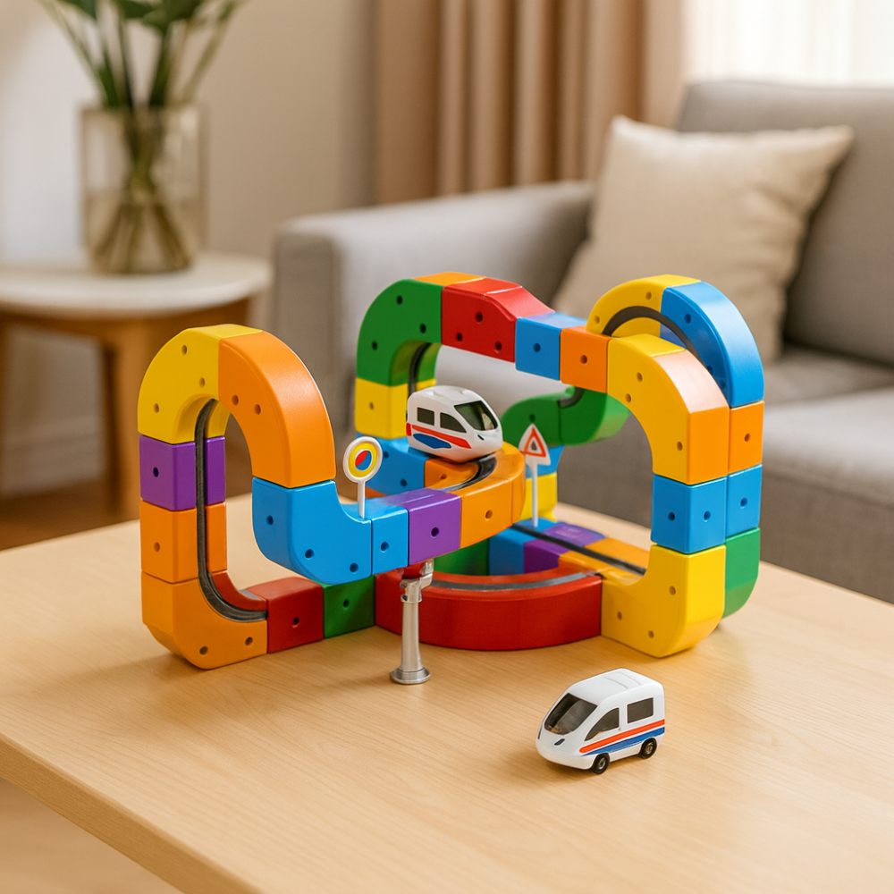BlockRail™ | Magic Cube Train Track