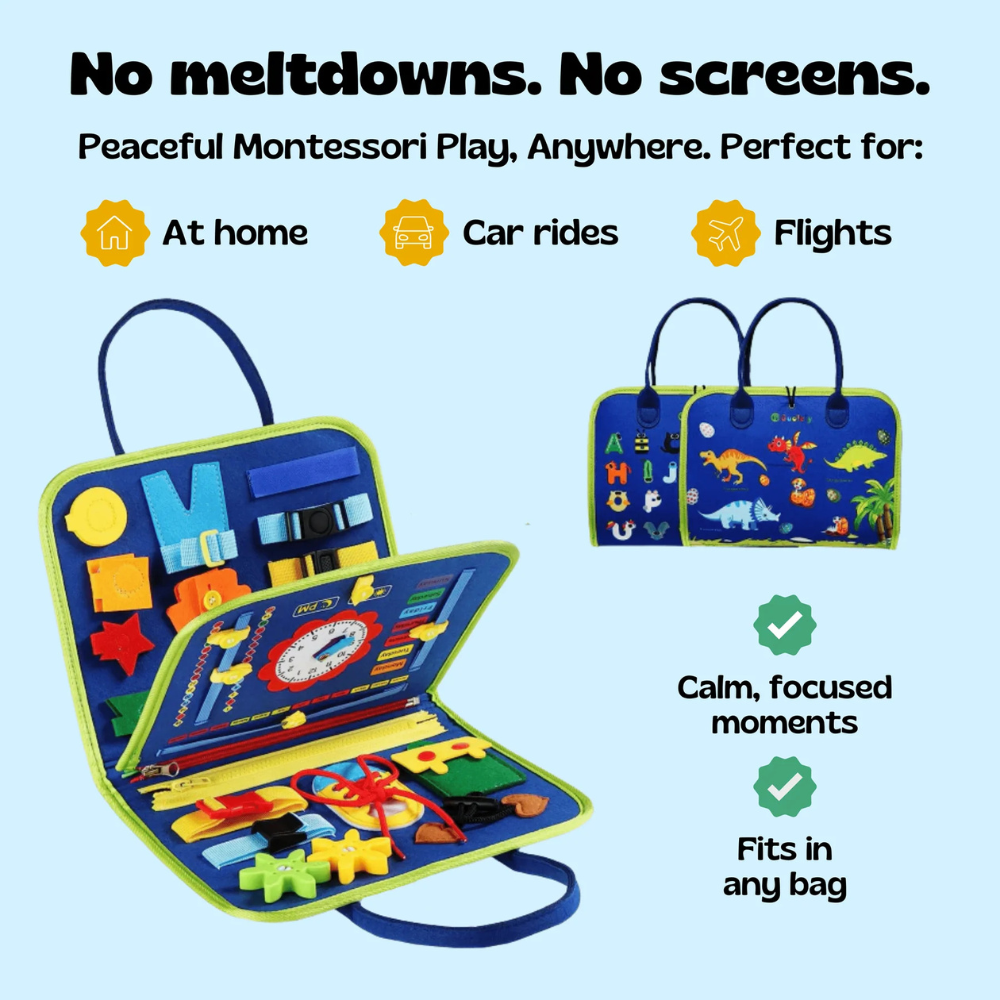 LittleExplorers™ | Montessori Busy Board