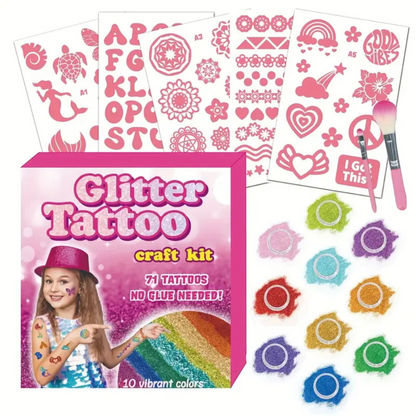 Glitter Tattoo Craft Kit