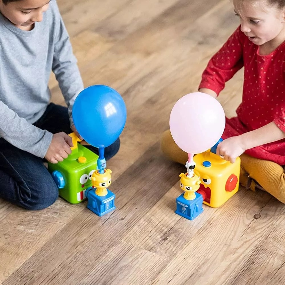 Blow Balloon Toy Car