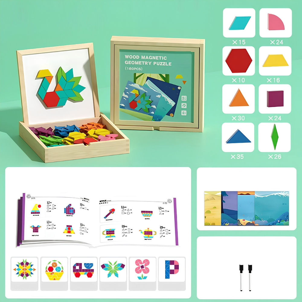 BrainBlox™ | Magnetic Block Puzzle Set
