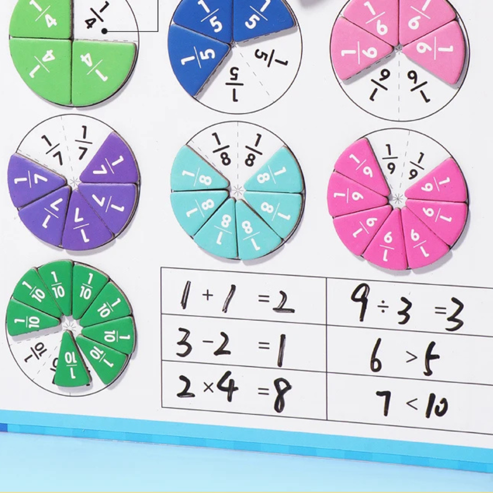 LittleLogic™ | Montessori Fraction Puzzle