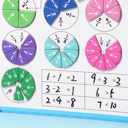 LittleLogic™ | Montessori Fraction Puzzle