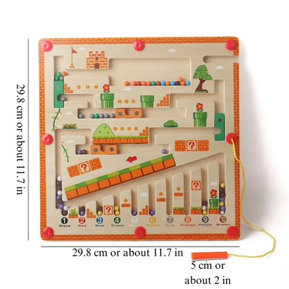 Wooden Magnetic Maze