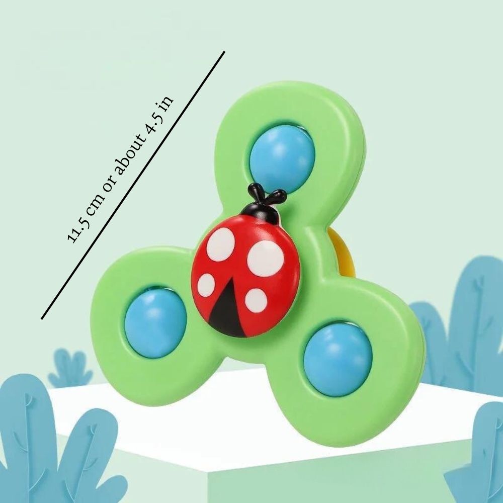 Colorful Insects Spinner Toys (Set of 3)