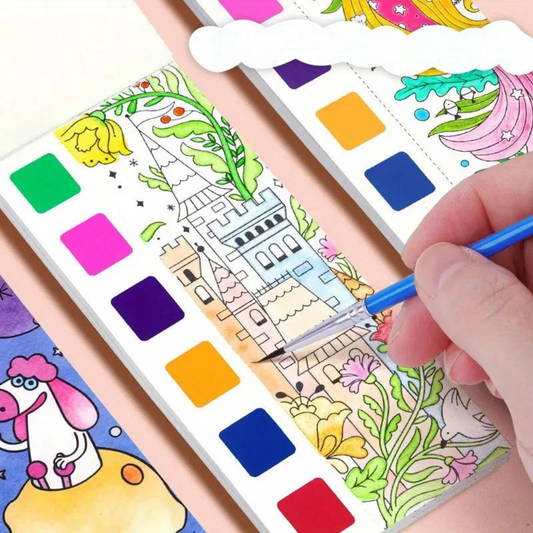 Children's Water Coloring Book
