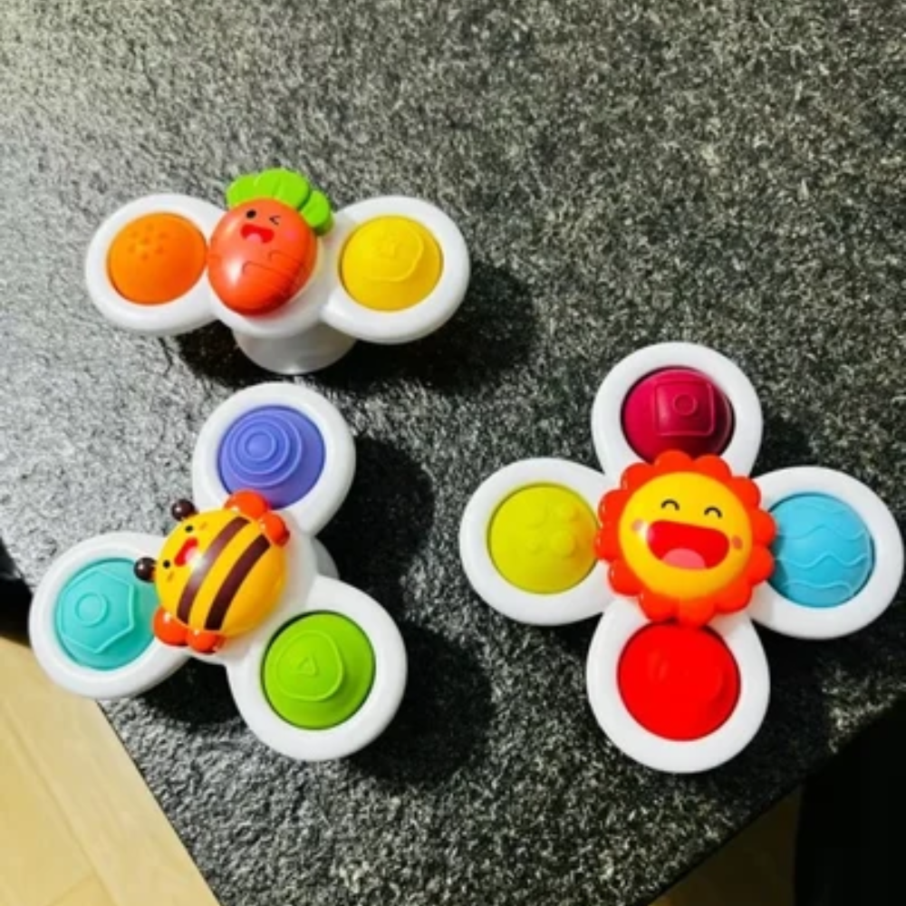 Colorful Kiddie Spinner Toys (Set of 3)