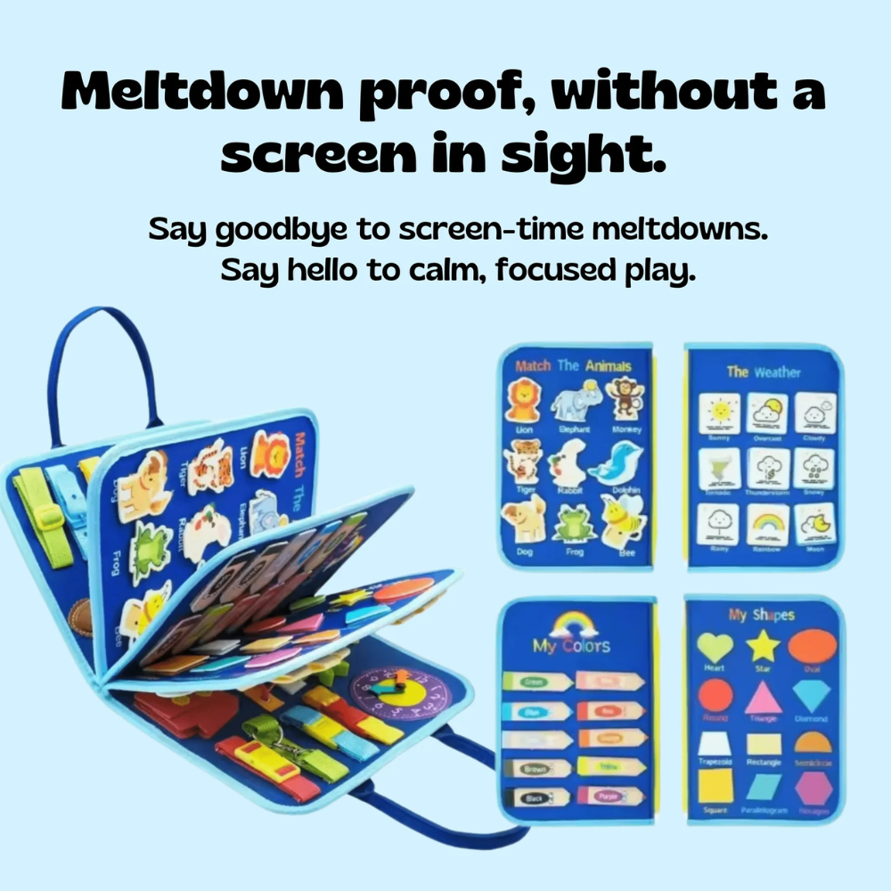 LittleExplorers™ | Montessori Busy Board