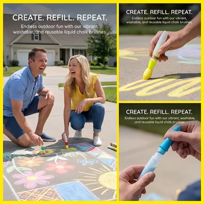ArtPath™ | Sidewalk Chalk Paint Brush Set