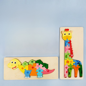Animals Wooden Montessori Puzzle