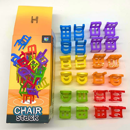 Colorful Chair Stack